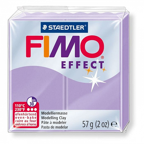 Пластика запекаемая  57г пастельно-лиловая Staedtler Fimo Pastel, 8020-605