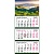Календарь  2023 год квартальный мини 190х551мм Природа Полином, 2401-8/1201185
