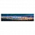 Открытка панорамная Мурманск Вид на город, сияние PANMRM-16