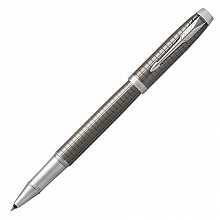 Ручка роллер 0,5мм черные чернила PARKER IM Premium Dark Espresso Ciselled CT F 1931682,443109