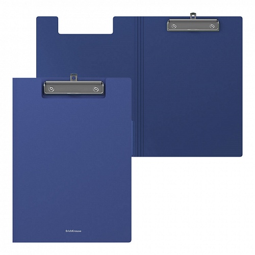 Доска с зажимом -папка А4 пластик синий Classic Erich Krause, 45982