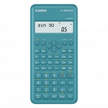 Калькулятор инженерный 10+2 разряда CASIO 181 функция, бирюзовый FX-220 PLUS-2-S-EH Подходит для ЕГЭ