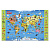 Карта Мира. Мой мир  58х38см ламинированная ГЕОДОМ 4607177453439