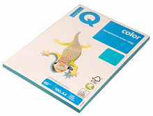 Бумага для офисной техники цветная А4  80г/м2 100л светло-синий класс А IQ Color, AB48