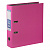 Регистратор  7,5см розовый несъемный механизм Expert PVC classic, 251798