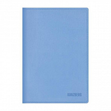 Ежедневник недатированный  А6 152л Kanzberg Premium collection голубой Листофф, ЕКК61515205