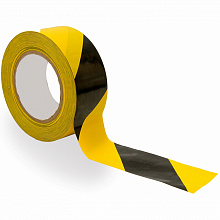 Лента разметочная антискользящая для пола черно-желтая 48ммх5м 50/5черн-желт