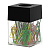 Скрепочница магнитная с набором цветных скрепок 100шт Erich Krause, 22096