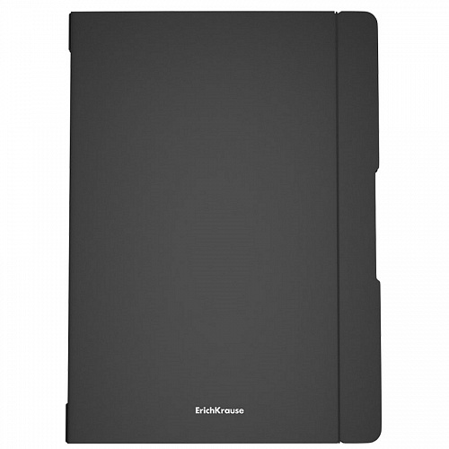 Тетрадь со съемной обложкой 48л клетка черная + сменный блок FolderBook Classic Erich Krause, 48020