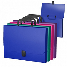 Портфель пластиковый А4 Erich Krause Glance Vivid ассорти 47251