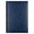 Ежедневник недатированный А5 176л синий кожзам Sigma LAMARK, 01400-BL	 