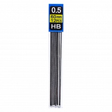 Грифели для механических карандашей 0,5мм HB 12шт Проф-Пресс ТМ Profit К-8207