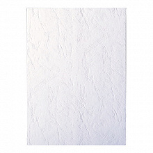 Подложка - картон тисненый кожа А4 белый 230 г/м2, 3891