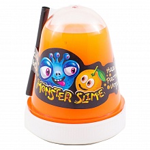 Слайм 130гр яркий апельсин Monster's Slime Kiki, SL005