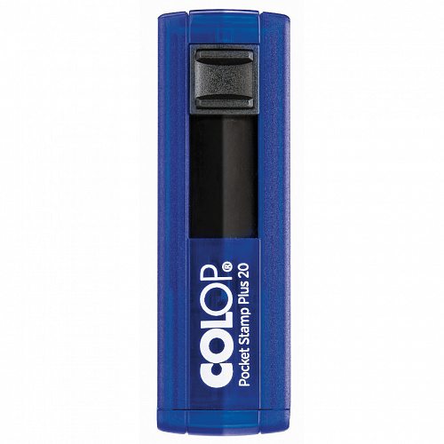 Оснастка для штампа 38х14мм карманная синий, корпус индиго Colop POCKET STAMP 20 Plus indigo