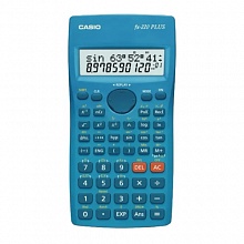 Калькулятор инженерный 10+2 разряда CASIO 181 функция, голубой FX-220 PLUS-S-EH