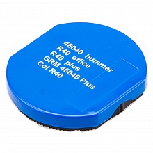 Подушка сменная d=40мм синяя для GRM R40Plus, 46040, Hummer, Colop Printer R40