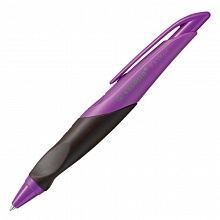 Ручка гелевая автоматическая тренажер для правшей 0,5мм синий стержень корпус фиолетовый-коричневый STABILO EASYgel B-40006-10