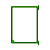 Демо-панель пластиковый А4 вертикальный, зеленый EPG, 152011-07, INFOFRAME