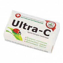 Мыло туалетное  90гр Ultra-C антибактериальное 607167