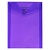 Папка-конверт с кнопкой А7 COMIX BLAZE фиолетовый, A1857 PU