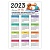 Календарь 2023 год листовой А3 Праздник 9900521		