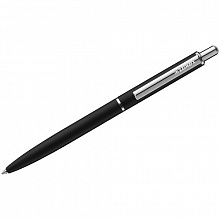 Ручка шариковая автоматическая LUXOR Cosmic синий 1мм черный/хром 8146