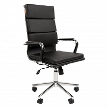 Кресло офисное Chairman 750 черное экокожа CH-750/7023171