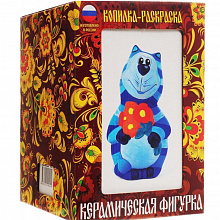 Роспись керамики Копилка "Котик мартовский" РАКЕТА Р0042
