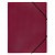 Папка с резинкой пластик А4 рубиновая Expert Complete Prisma, EC210400026