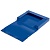 Короб архивный  25мм пластик на резинке синий Бюрократ BA25/05BLUE
