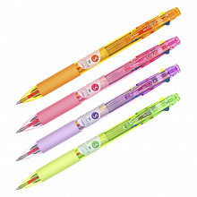 Ручка шариковая автоматическая 3цв 0,7мм ассорти корпус Hi-Color 3 MunHwa HC3