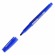 Маркер перманентный 4мм синий круглый Line Plus, PER-200B