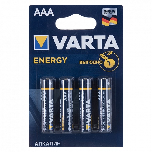 Элемент питания LR3/286 VARTA Energy в блистере 4 шт. (цена за шт.) 4103.213.414