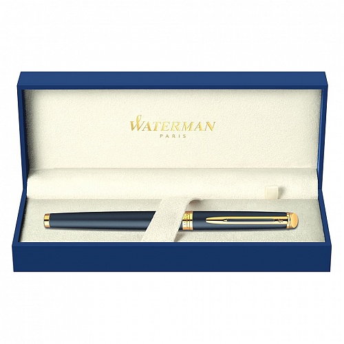 Ручка роллер Waterman Hemisphere MatteBlack GT F черный 0,8мм S0920750