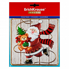 Наклейка Санта на коньках Erich Krause Decor, 46711