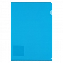 Папка-угол А4 пластик 0,18мм голубой Expert Complete NEON, 22025621