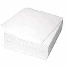 Салфетки бумажные белые  50шт 24х24см Квартет 