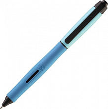 Ручка гелевая автоматическая 0,35мм синий стержень голубой корпус STABILO Palette XF, 268/3-41-1