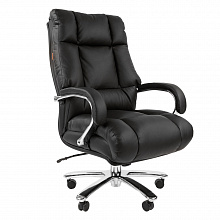 Кресло офисное Chairman 405 кожа черная CH-405