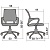 Кресло офисное МЕТТА Metta черное тканевое покрытие, спинка сетка, пластик CS-9PPL