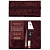 Обложка-органайзер для путешествий 115х204мм коричневый кожзам Линкольн Escalada Феникс 52925