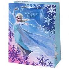 Пакет подарочный 260х330х130мм Ледяная принцесса Феникс-Презент 81153