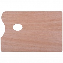 Палитра деревянная 20х30см прямоугольная Сонет, DK18434