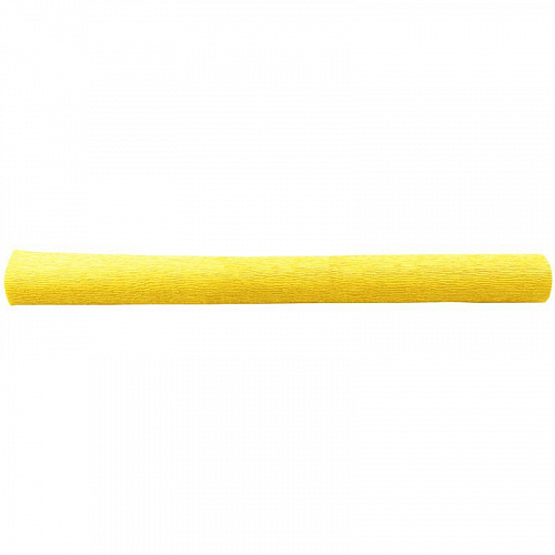 Бумага крепированная 50х250см желтая, 160гр/м2, WEROLA в рулоне, 170504, Германия