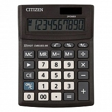 Калькулятор настольный 10 разрядов CITIZEN CMB-1001-BK Businessline компактный