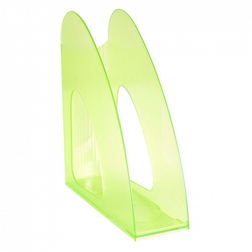 Лоток вертикальный зеленый прозрачный ударопрочный пластик Twin HAN, HA1611/60