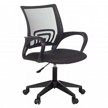 Кресло офисное Бюрократ черное сетка/ткань крестовина пластик CH-695NLT/black