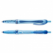 Ручка шариковая автоматическая 1мм синий стержень MAPED Freewriter 225130