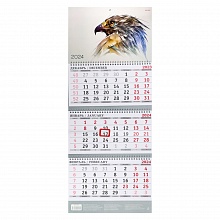 Календарь  2024 год квартальный Гордый орел Проф-Пресс, КК-4111